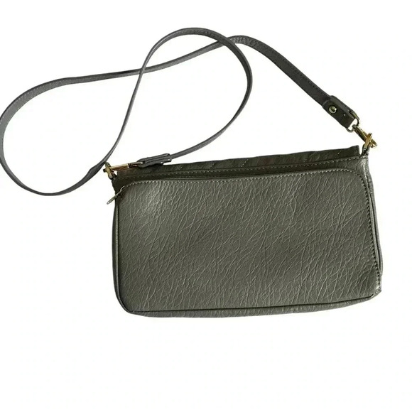 Quilted Gray Shoulder Bag - Picture 2 of 11